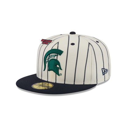 Big League Chew® x Michigan State Spartans Pinstripe 59FIFTY Fitted Hat