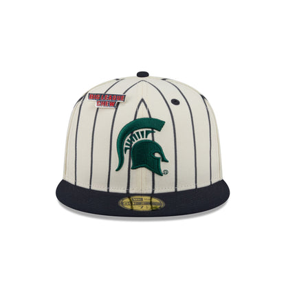 Big League Chew® x Michigan State Spartans Pinstripe 59FIFTY Fitted Hat