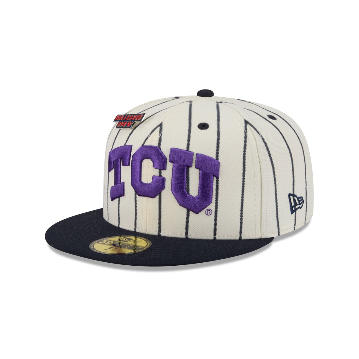 Big League Chew® x TCU Horned Frogs Pinstripe 59FIFTY Fitted Hat