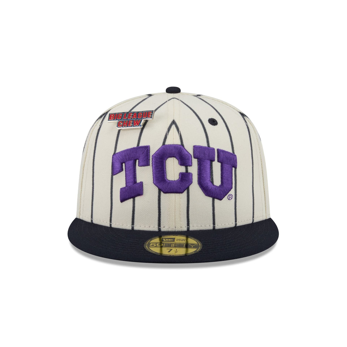 Big League Chew® x TCU Horned Frogs Pinstripe 59FIFTY Fitted Hat