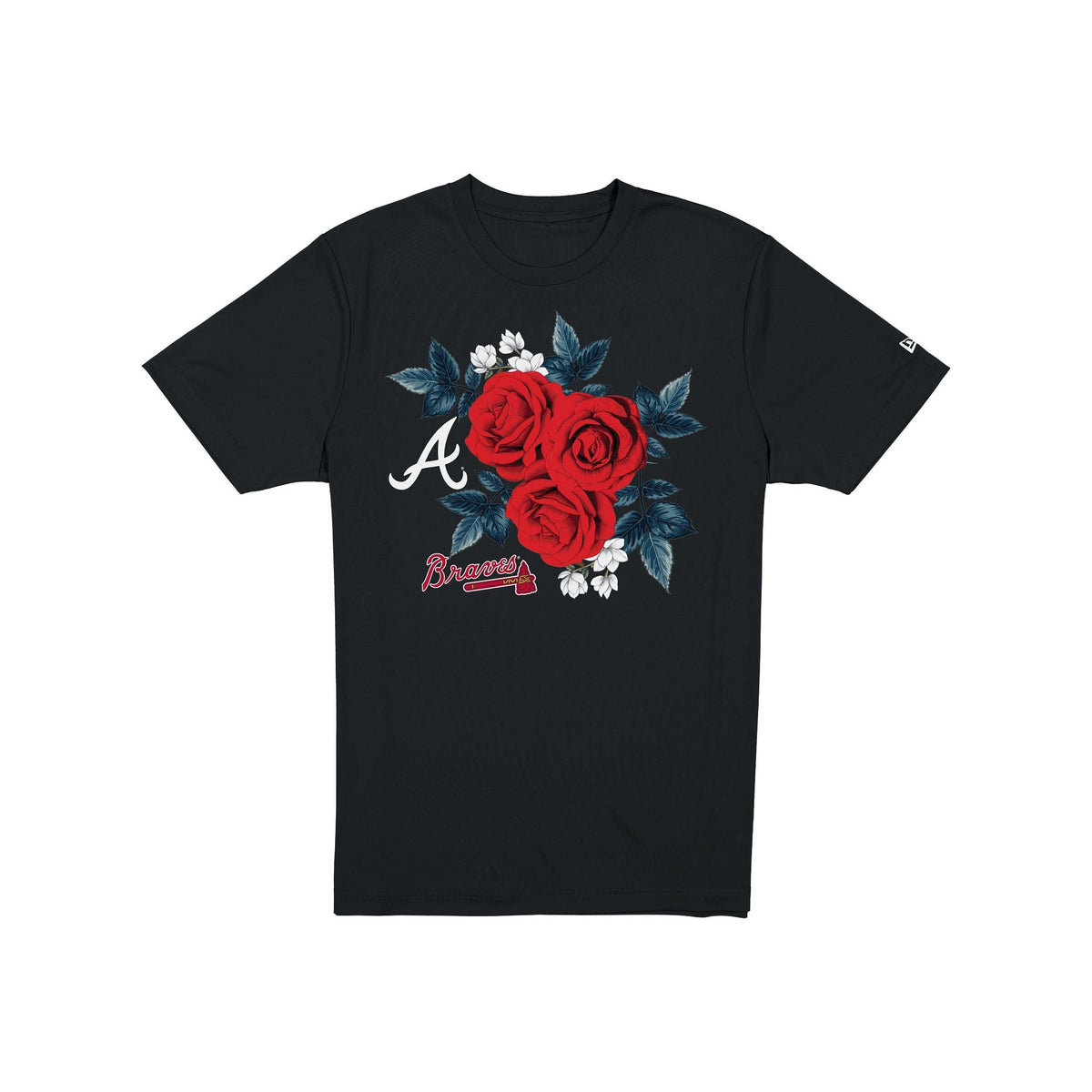 Atlanta Braves Roses T-Shirt