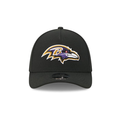 Baltimore Ravens Poly 39THIRTY M-Crown A-Frame Stretch Fit Hat