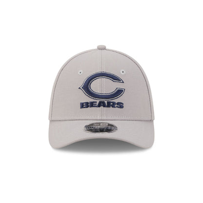 Chicago Bears Poly Gray 39THIRTY M-Crown Stretch Fit Hat