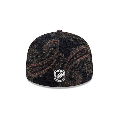 Boston Bruins Three Looms Jacquard Chenille 59FIFTY Fitted Hat