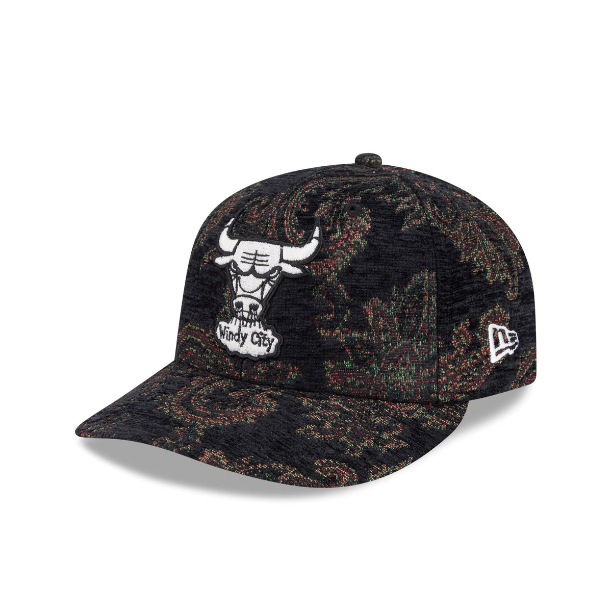 Chicago Bulls Three Looms Jacquard Chenille 59FIFTY Fitted Hat