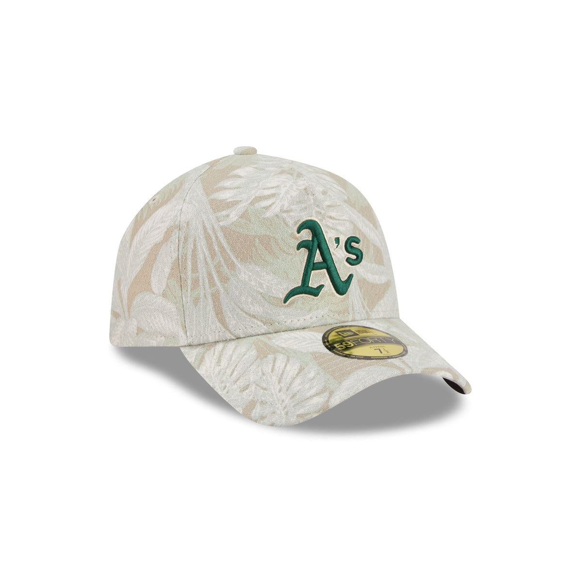 Athletics Three Looms Leafy Palm 59FORTY A-Frame Fitted Hat