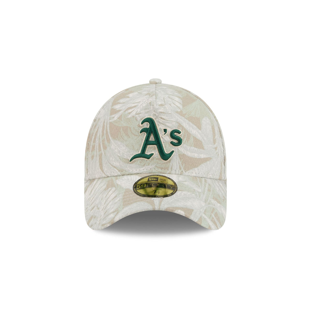 Athletics Three Looms Leafy Palm 59FORTY A-Frame Fitted Hat