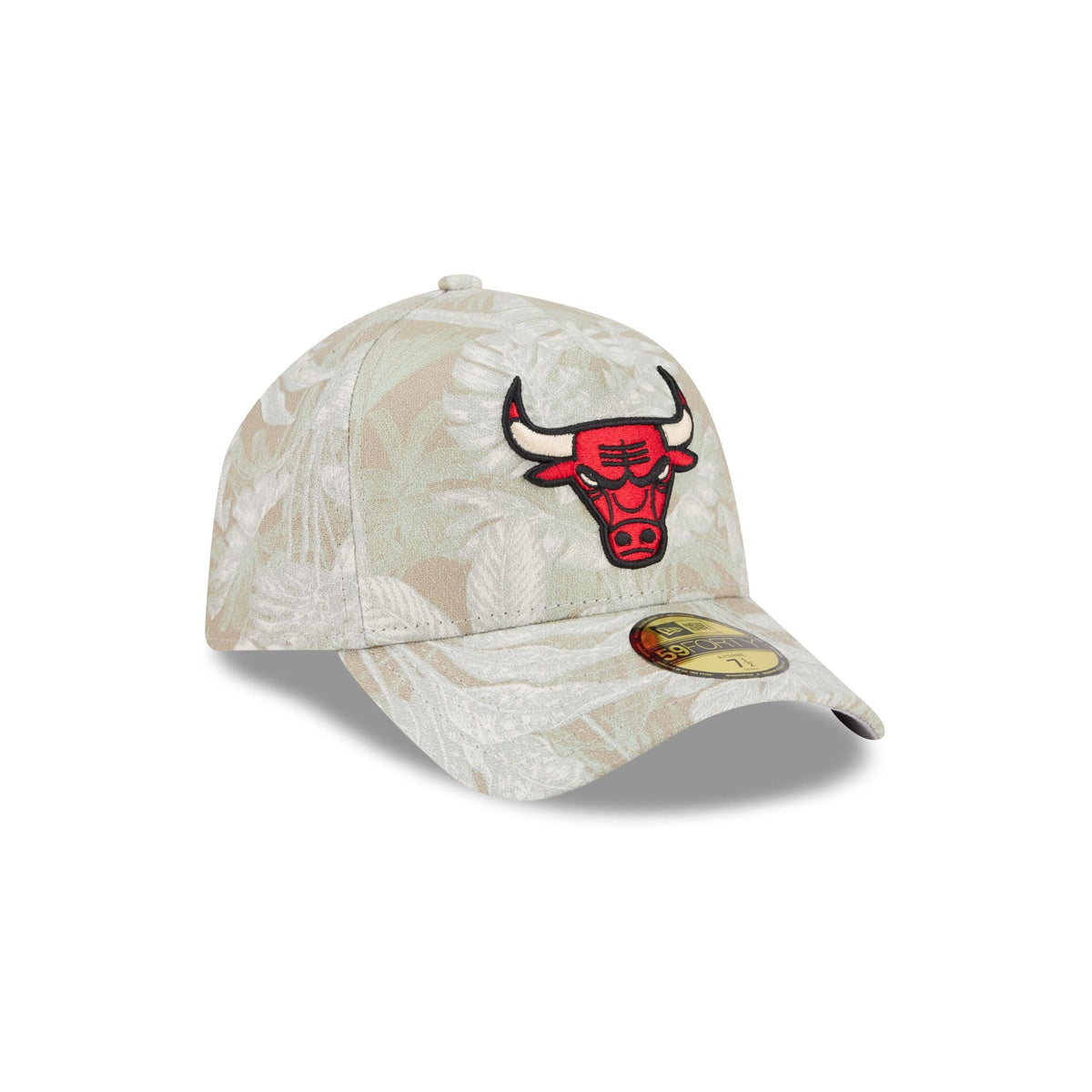 Chicago Bulls Three Looms Leafy Palm 59FORTY A-Frame Fitted Hat