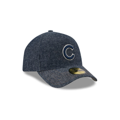 Chicago Cubs Denim 59FORTY A-Frame Fitted Hat