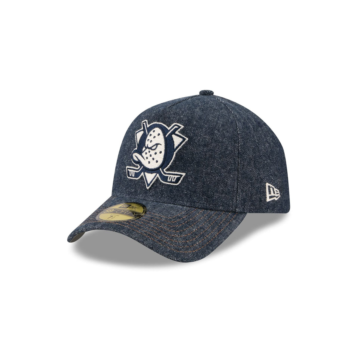 Anaheim Ducks Denim 59FORTY A-Frame Fitted Hat