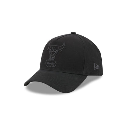 Chicago Bulls Waxed Canvas Black 59FORTY A-Frame Fitted Hat