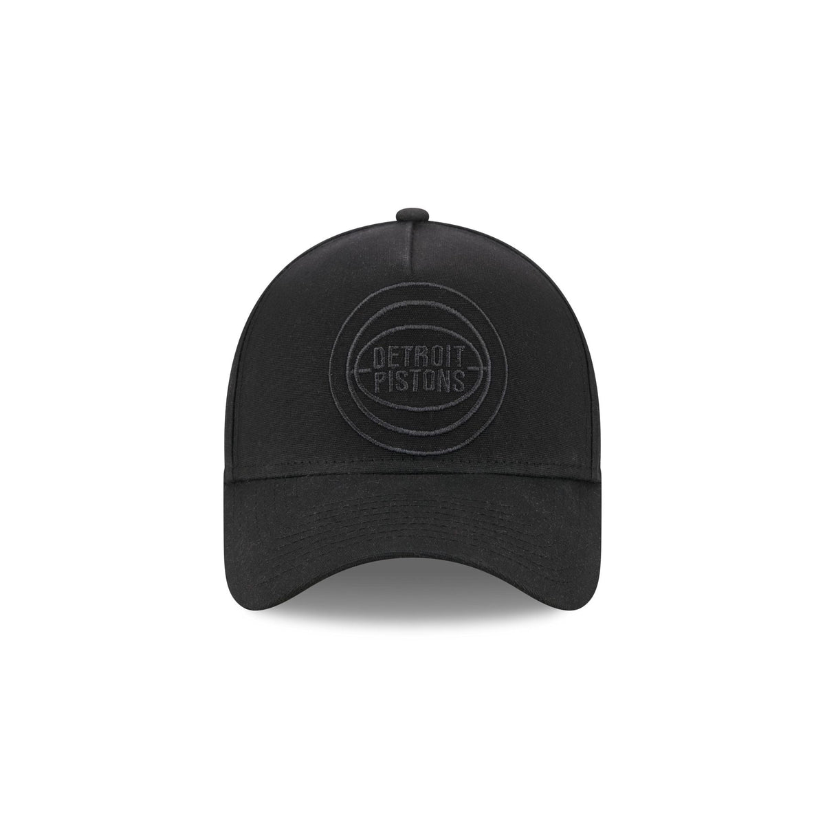 Detroit Pistons Waxed Canvas Black 59FORTY A-Frame Fitted Hat