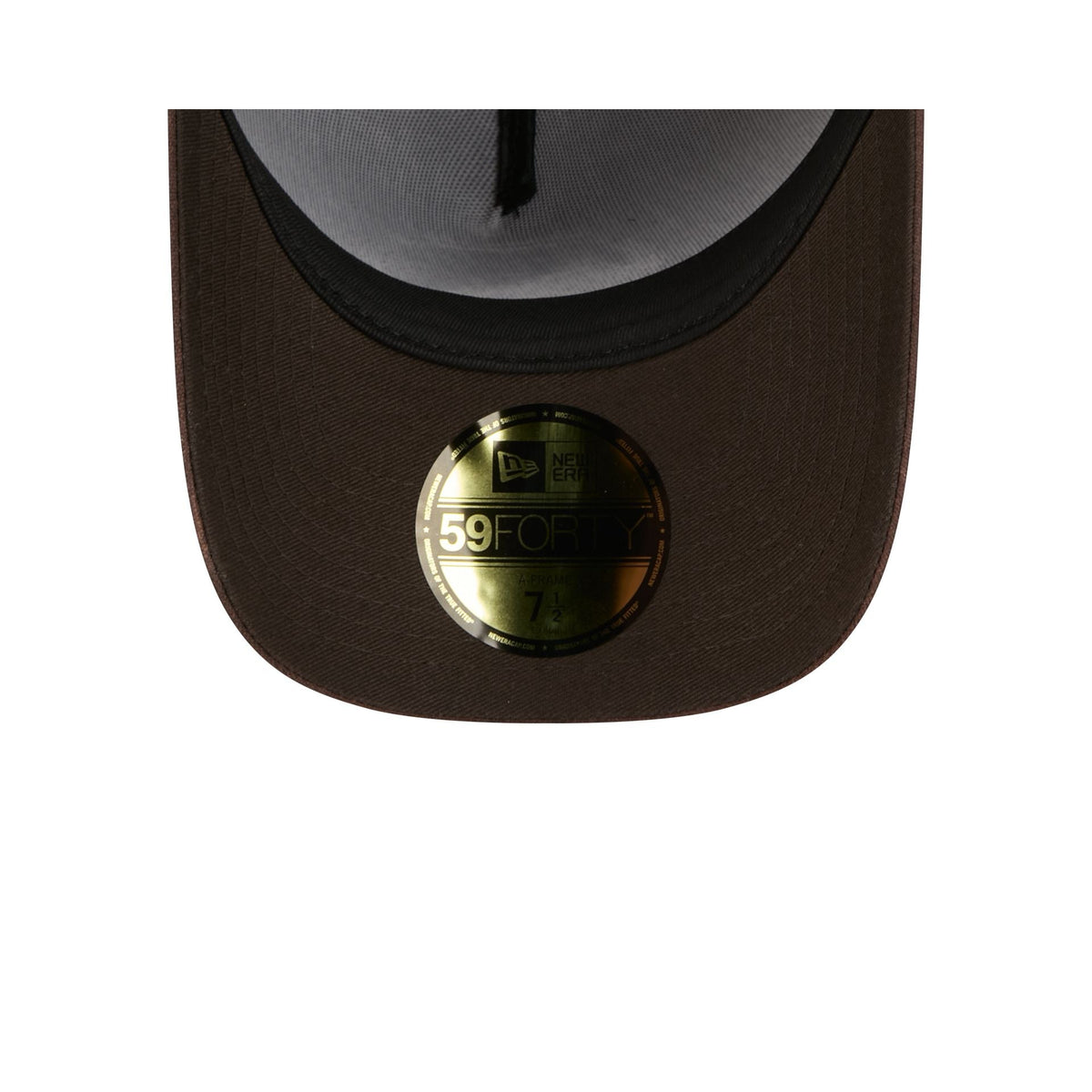 Golden State Warriors Waxed Canvas Brown 59FORTY A-Frame Fitted Hat