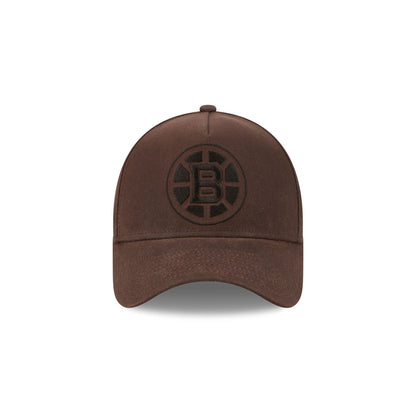 Boston Bruins Waxed Canvas Brown 59FORTY A-Frame Fitted Hat