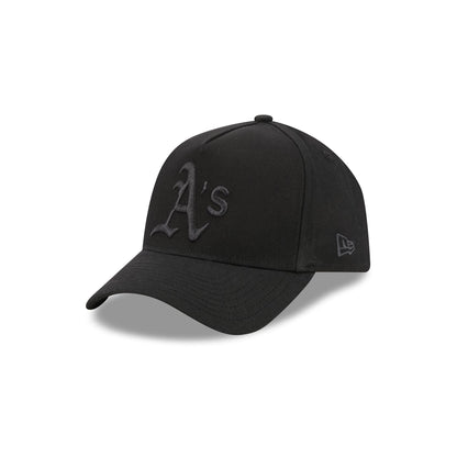 Athletics Waxed Canvas Black 59FORTY A-Frame Fitted Hat