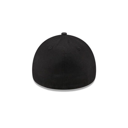 Detroit Lions Waxed Canvas Black 59FORTY A-Frame Fitted Hat