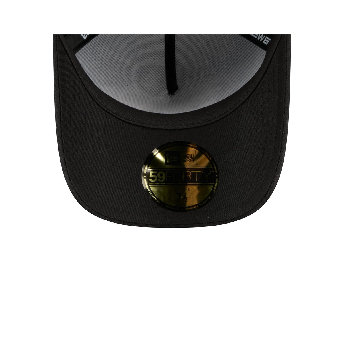 Anaheim Ducks Waxed Canvas Black 59FORTY A-Frame Fitted Hat