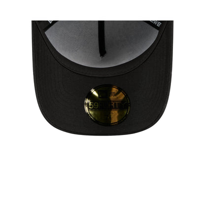 Anaheim Ducks Waxed Canvas Black 59FORTY A-Frame Fitted Hat