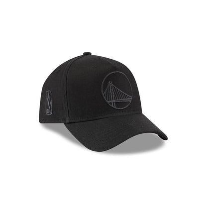 Golden State Warriors Waxed Canvas Black 59FORTY A-Frame Fitted Hat