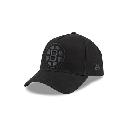 Boston Bruins Waxed Canvas Black 59FORTY A-Frame Fitted Hat