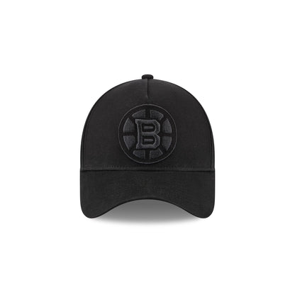 Boston Bruins Waxed Canvas Black 59FORTY A-Frame Fitted Hat