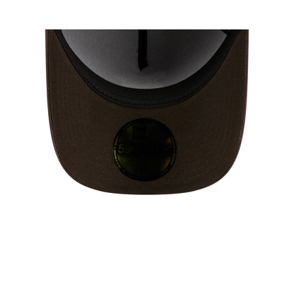 Boston Red Sox Waxed Canvas Brown 59FORTY A-Frame Fitted Hat