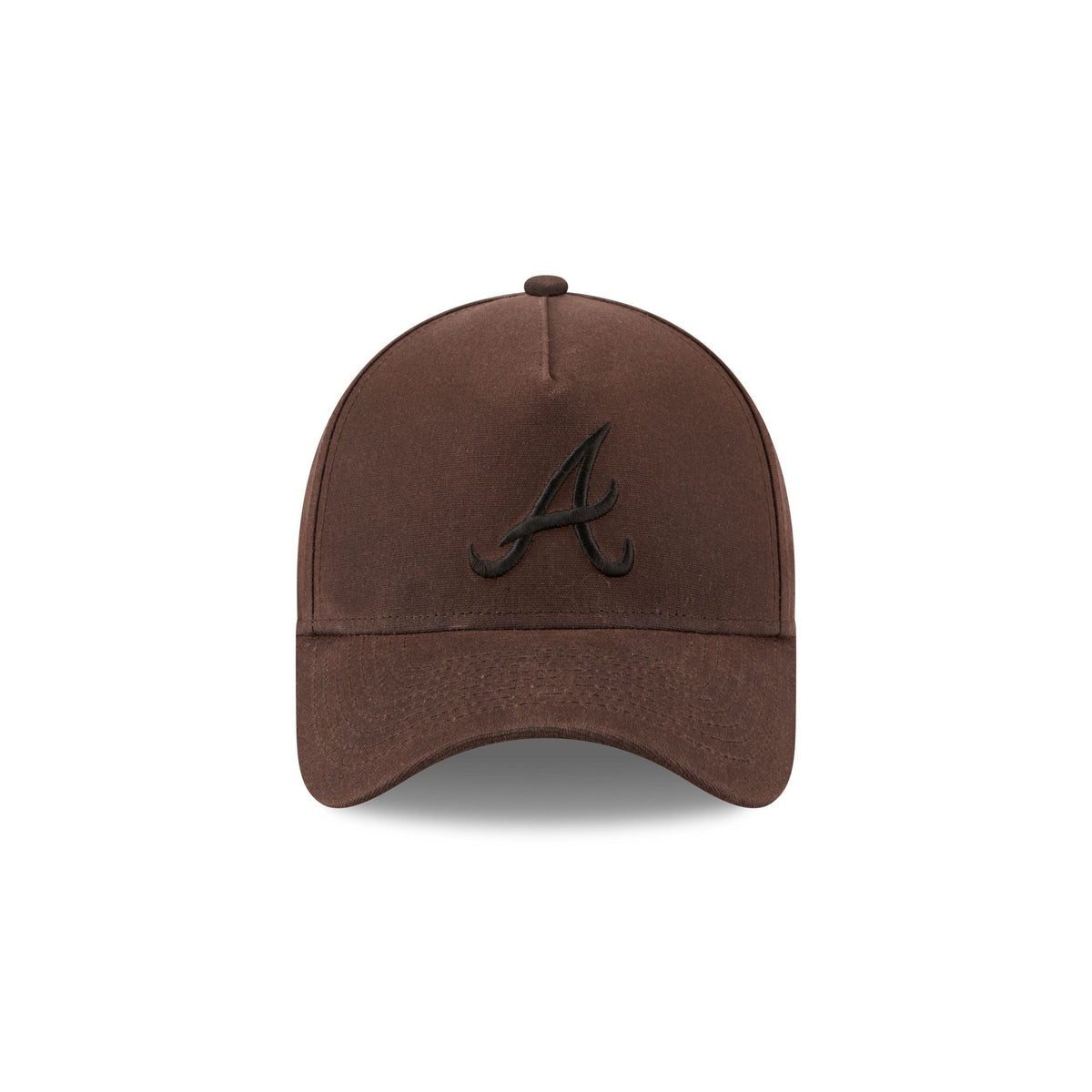 Atlanta Braves Waxed Canvas Brown 59FORTY A-Frame Fitted Hat