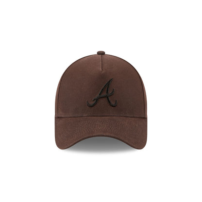 Atlanta Braves Waxed Canvas Brown 59FORTY A-Frame Fitted Hat