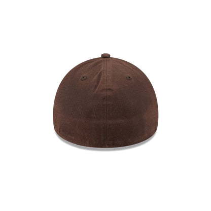 Atlanta Braves Waxed Canvas Brown 59FORTY A-Frame Fitted Hat