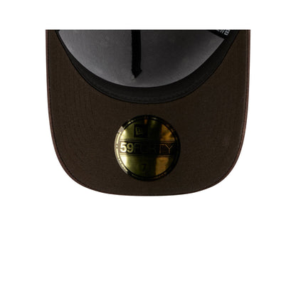 Atlanta Braves Waxed Canvas Brown 59FORTY A-Frame Fitted Hat