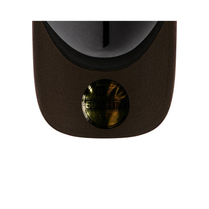 Chicago Cubs Waxed Canvas Brown 59FORTY A-Frame Fitted Hat
