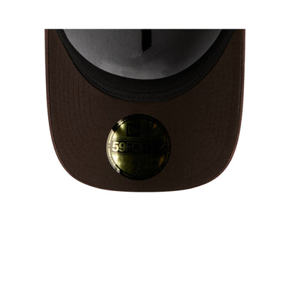 Athletics Waxed Canvas Brown 59FORTY A-Frame Fitted Hat