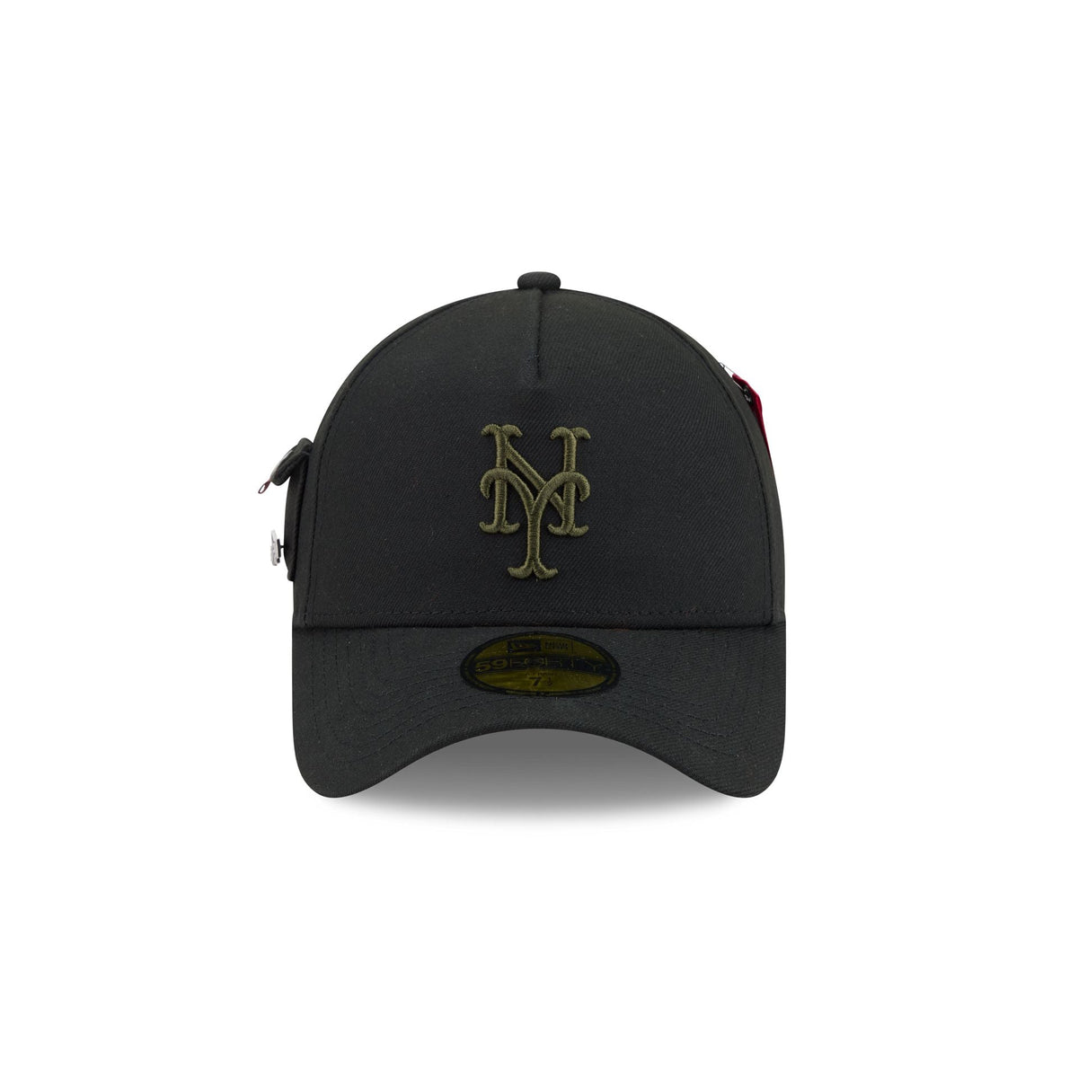 Alpha Industries x New York Mets Black 59FORTY A-Frame Fitted Hat