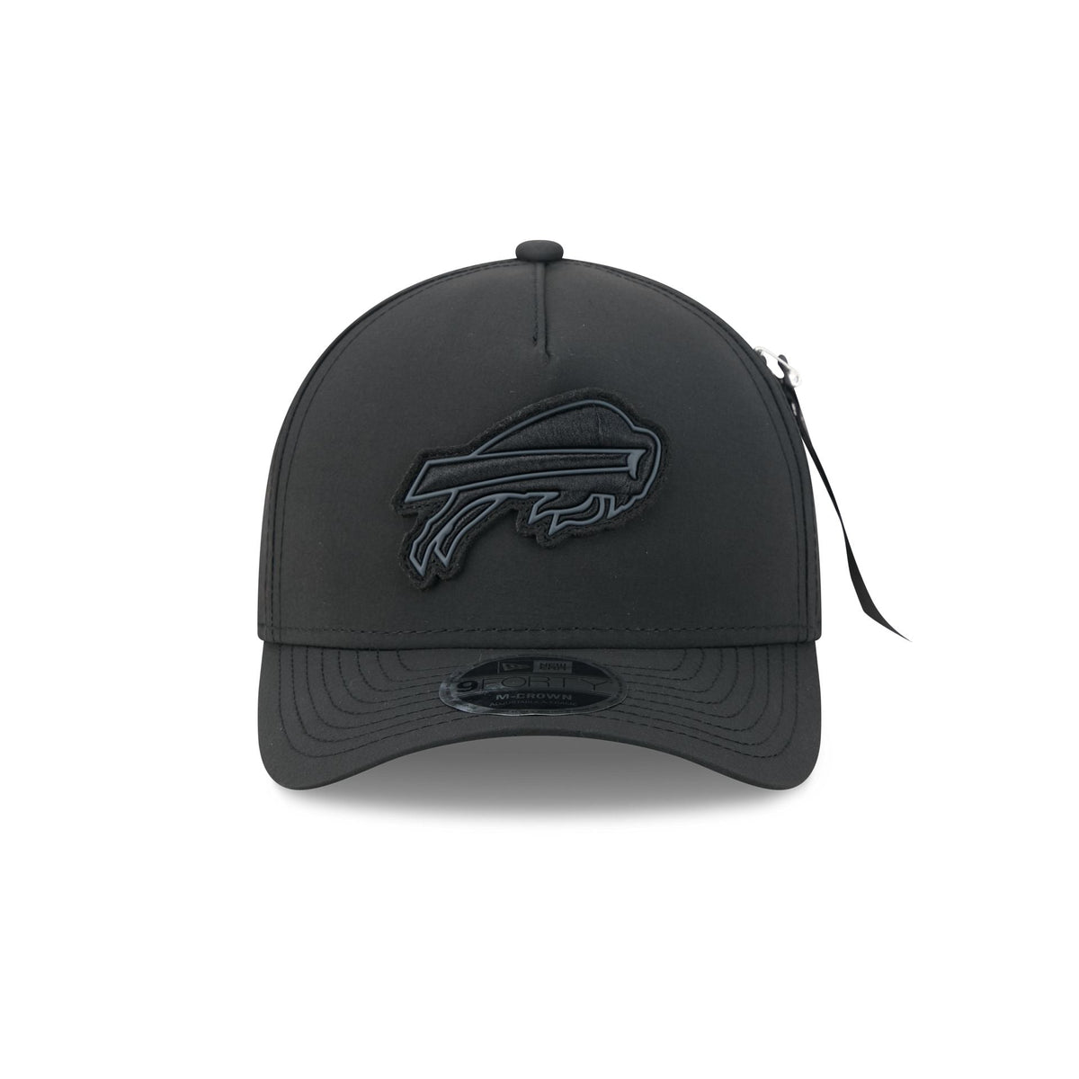 Alpha Industries x Buffalo Bills Nylon Black 9FORTY M-Crown A-Frame Snapback Hat