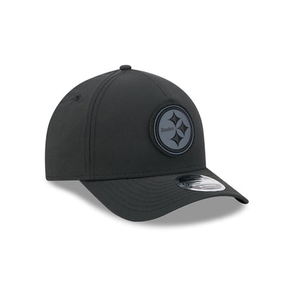 Alpha Industries x Pittsburgh Steelers Nylon Black 9FORTY M-Crown A-Frame Snapback Hat
