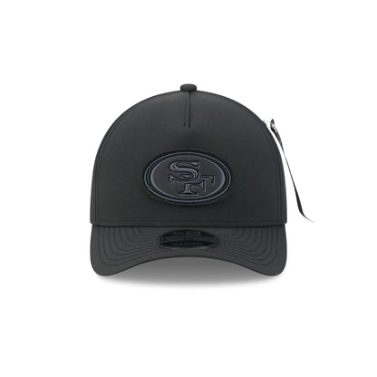 Alpha Industries x San Francisco 49ers Nylon Black 9FORTY M-Crown A-Frame Snapback Hat