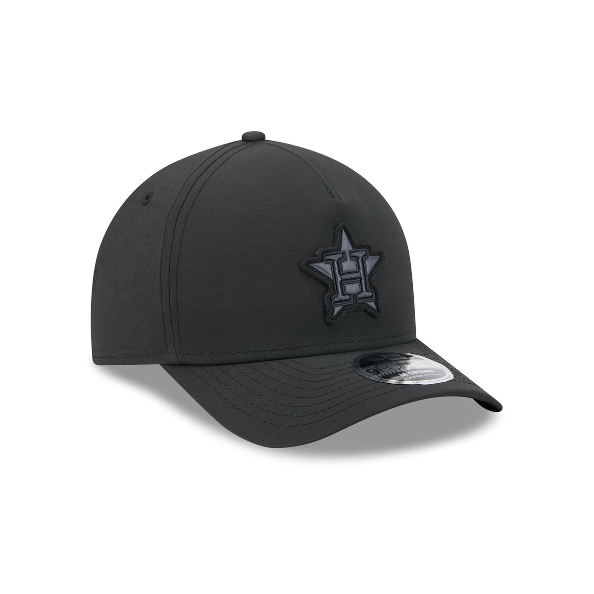 Alpha Industries x Houston Astros Nylon Black 9FORTY M-Crown A-Frame Snapback Hat