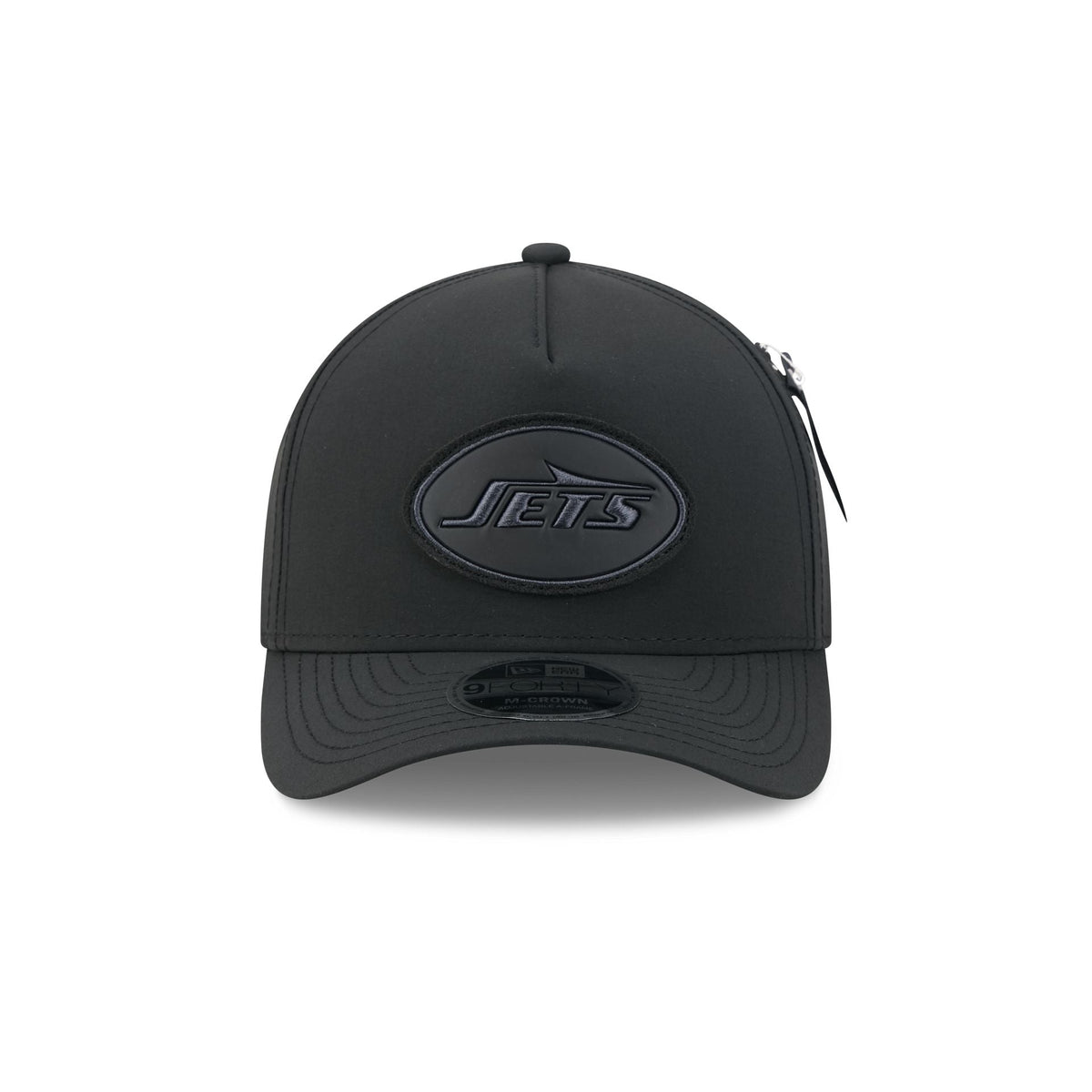 Alpha Industries x New York Jets Nylon Black 9FORTY M-Crown A-Frame Snapback Hat
