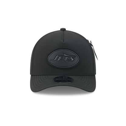 Alpha Industries x New York Jets Nylon Black 9FORTY M-Crown A-Frame Snapback Hat