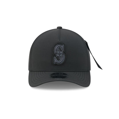 Alpha Industries x Seattle Mariners Nylon Black 9FORTY M-Crown A-Frame Snapback Hat