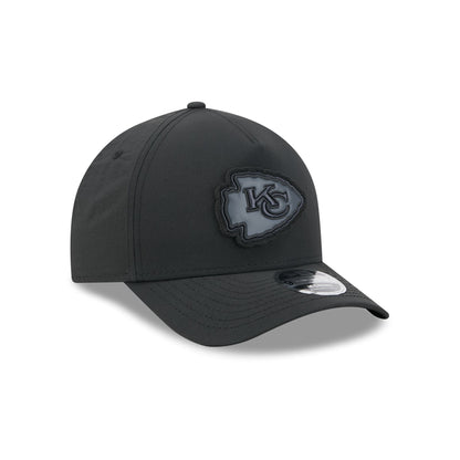 Alpha Industries x Kansas City Chiefs Nylon Black 9FORTY M-Crown A-Frame Snapback Hat