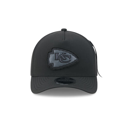 Alpha Industries x Kansas City Chiefs Nylon Black 9FORTY M-Crown A-Frame Snapback Hat