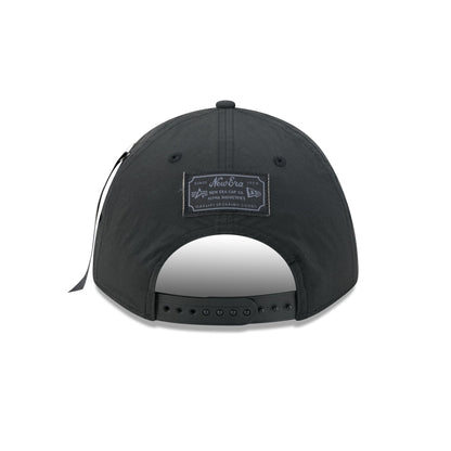 Alpha Industries x Kansas City Chiefs Nylon Black 9FORTY M-Crown A-Frame Snapback Hat