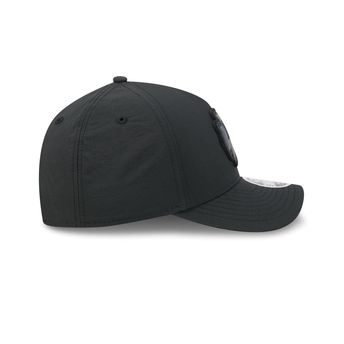 Alpha Industries x Kansas City Chiefs Nylon Black 9FORTY M-Crown A-Frame Snapback Hat