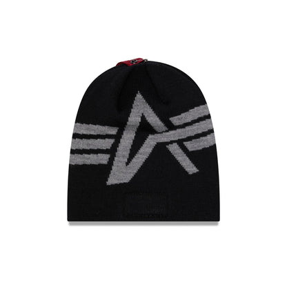 Alpha Industries x New York Mets Black Beanie Hat