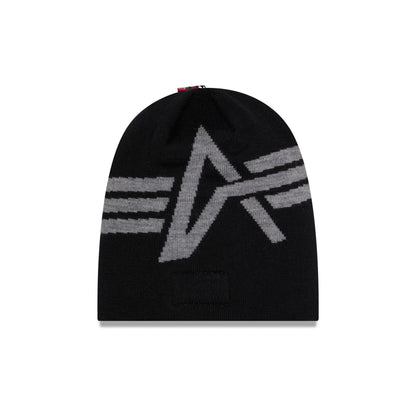 Alpha Industries x Chicago Cubs Black Beanie Hat
