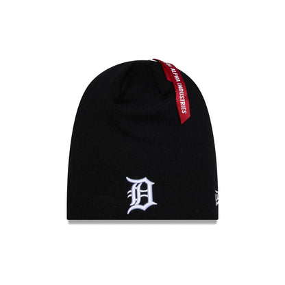 Alpha Industries x Detroit Tigers Black Beanie Hat