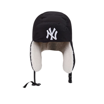 Alpha Industries x New York Yankees Black Puffer Trapper Hat