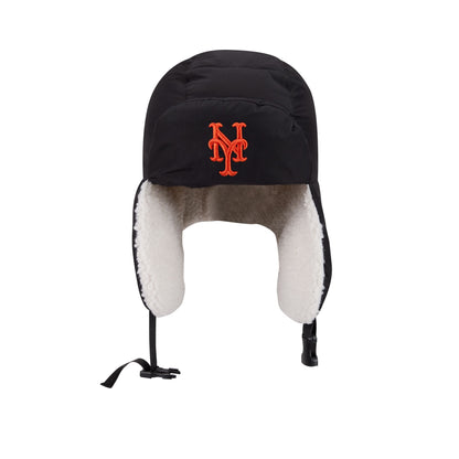 Alpha Industries x New York Mets Black Puffer Trapper Hat