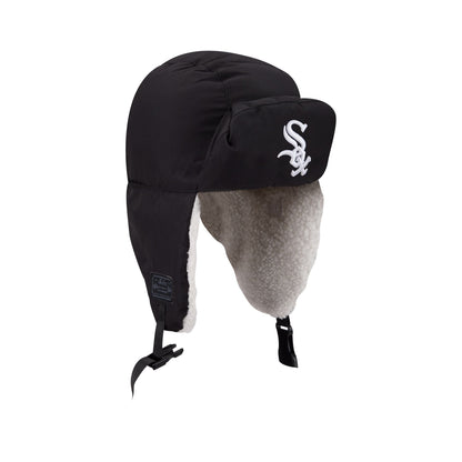 Alpha Industries x Chicago White Sox Black Puffer Trapper Hat